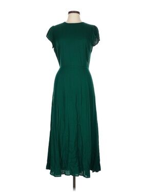 Reformation Forest Green Maxi Dress